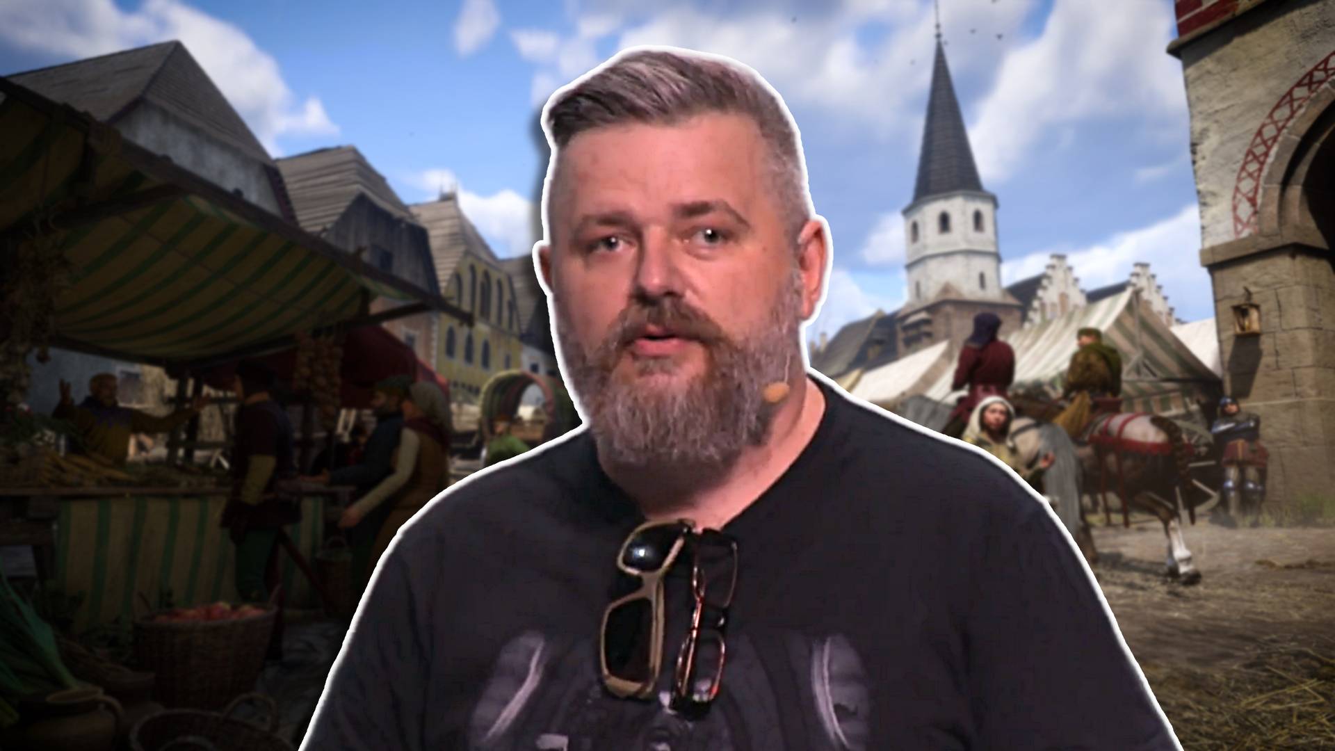 Daniel Vávra, director di Kingdom Come Deliverance, in una conferenza stampa | Daniel Vávra lascia sviluppo videogiochi
