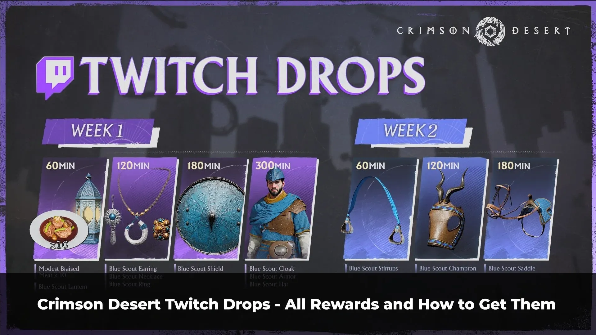Crimson Desert: come ottenere ricompense gratuite con i Twitch Drops