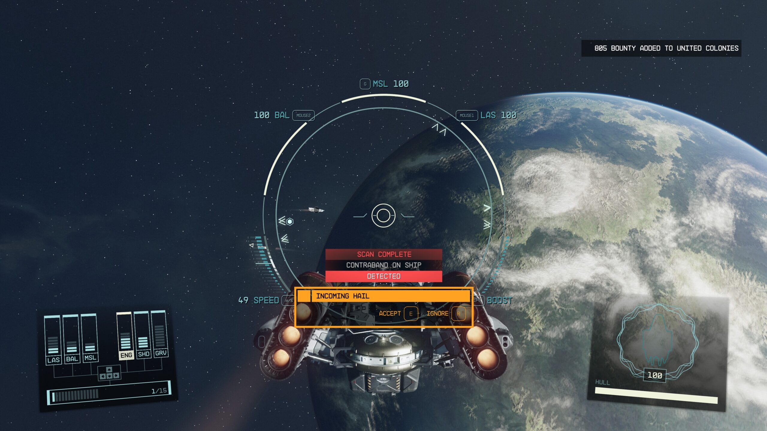 Come consegnare merci di contrabbando in Starfield: stive schermate e porti sicuri