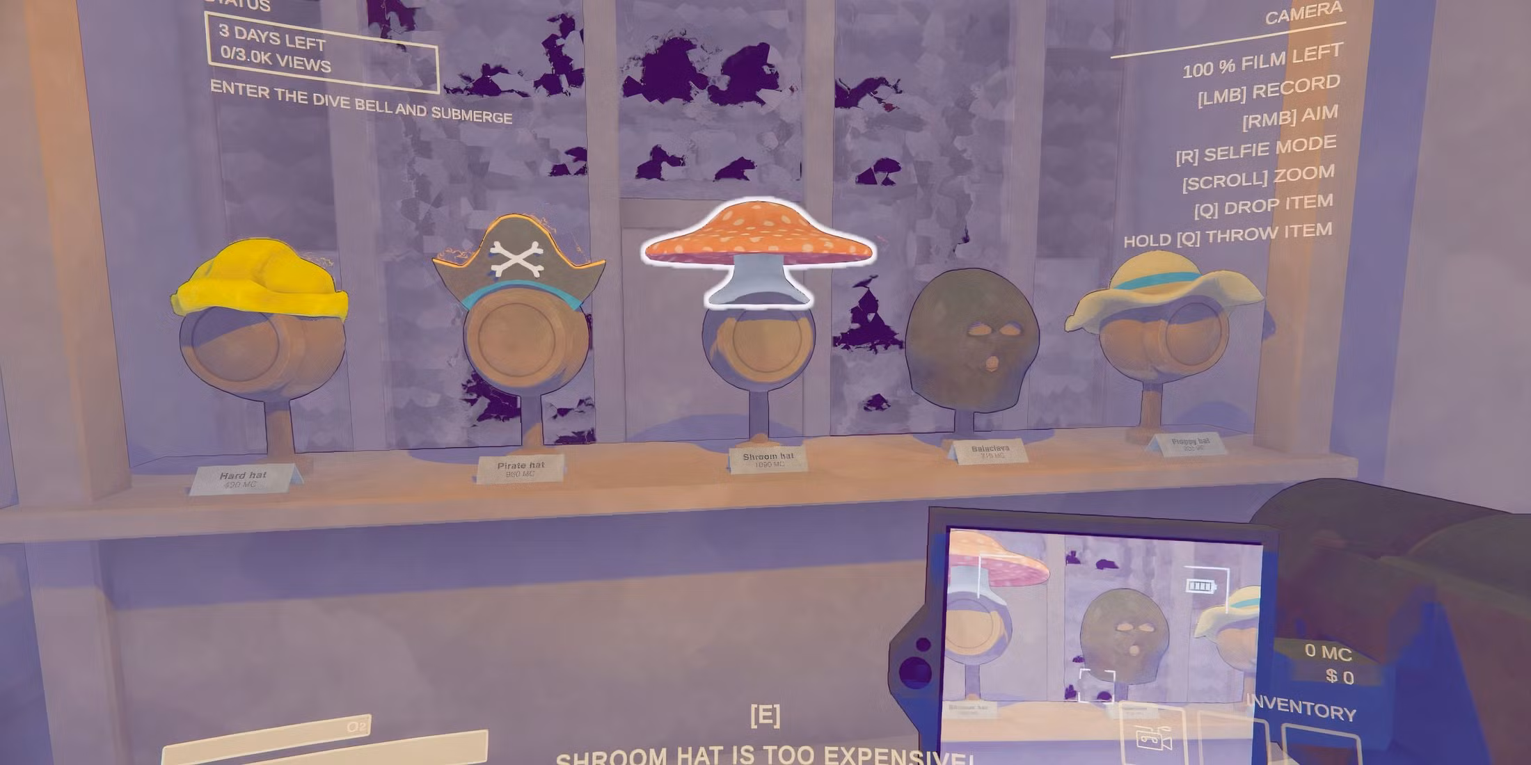 Content Warning, come ottenere il trofeo Hat Trick: guida a tutti i cappelli e dove comprarli