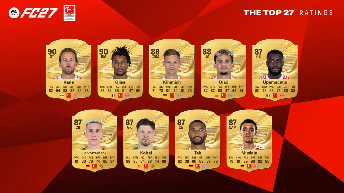 EA Sports FC 27: migliori giocatori buggati della Bundesliga