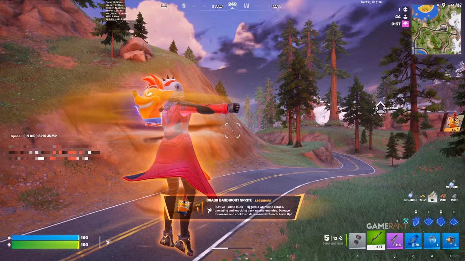 Fortnite Crash Bandicoot Sprite: dove trovarlo e come ottenerlo