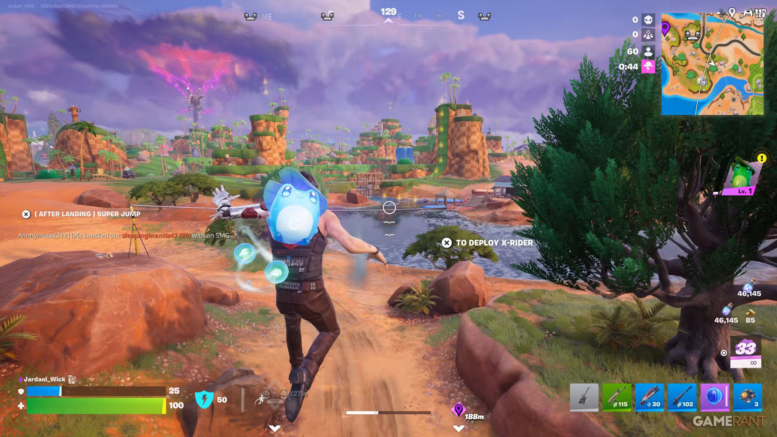 Fortnite Pond Sprite: dove trovarlo e come funziona