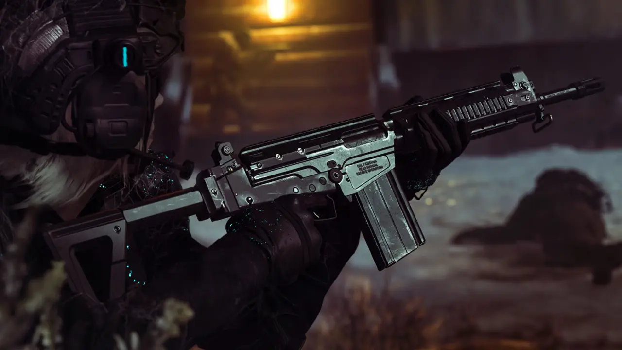 Call of Duty Warzone Stagione 6, fucile d'assalto TR51 Para impugnato da un operatore